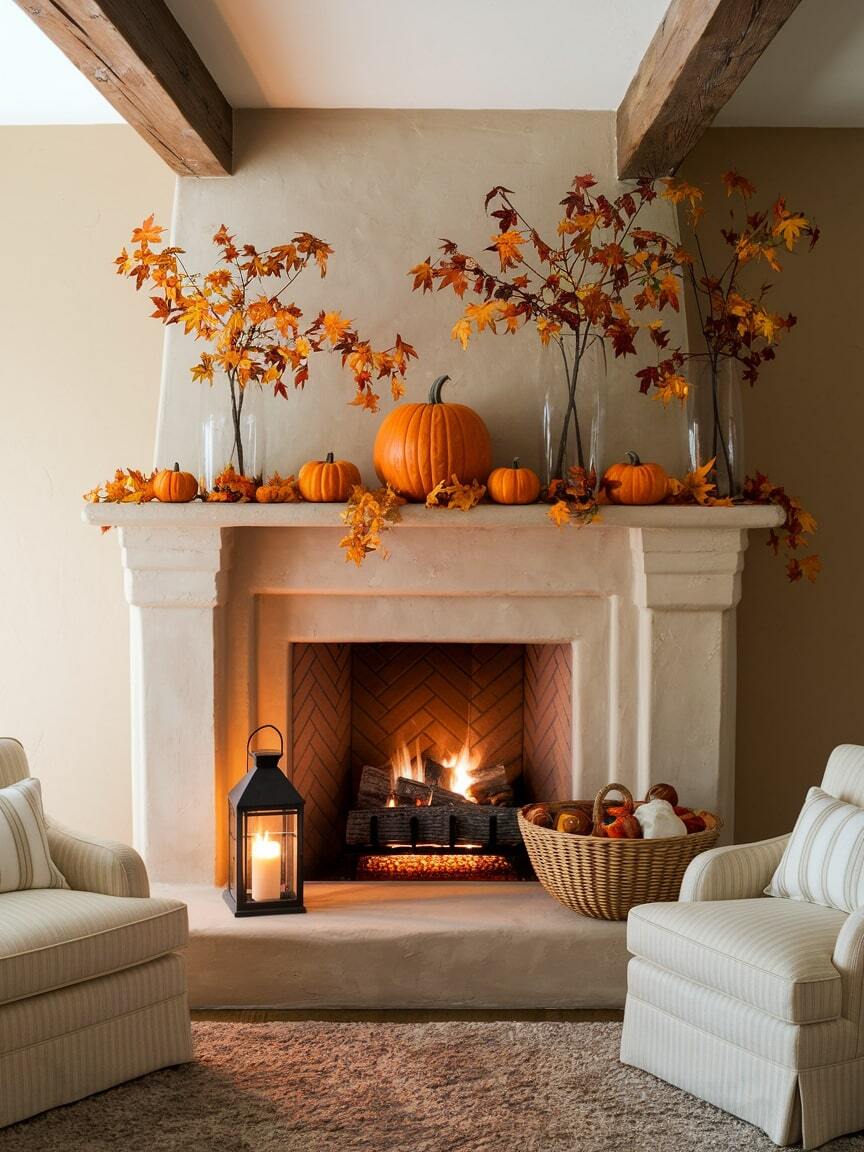 fall mantle decor 26