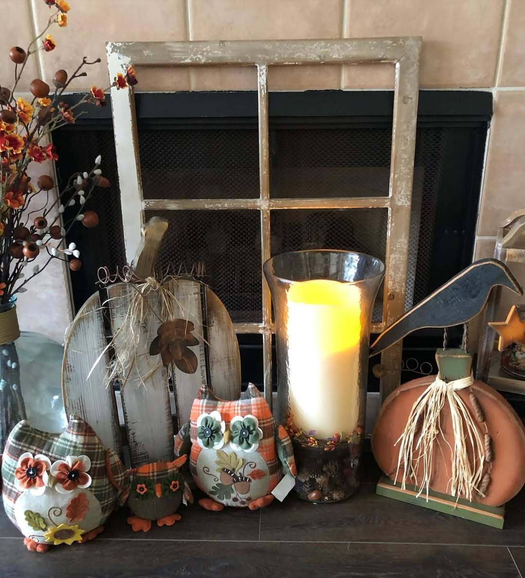 fall mantle decor 3