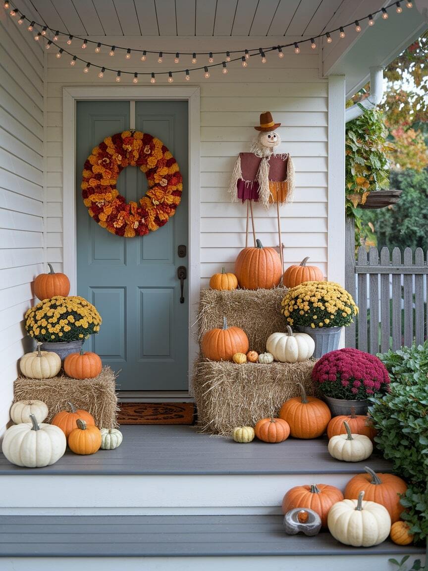 fall porch decor 23