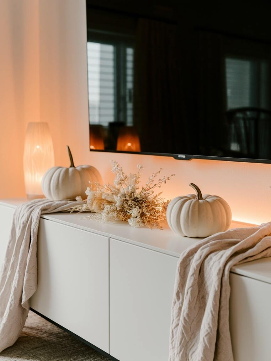 fall tv decor 13