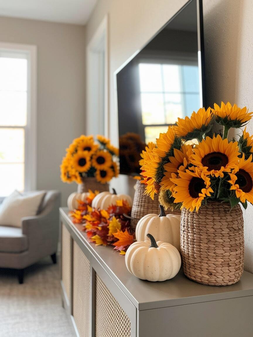 fall tv decor 17