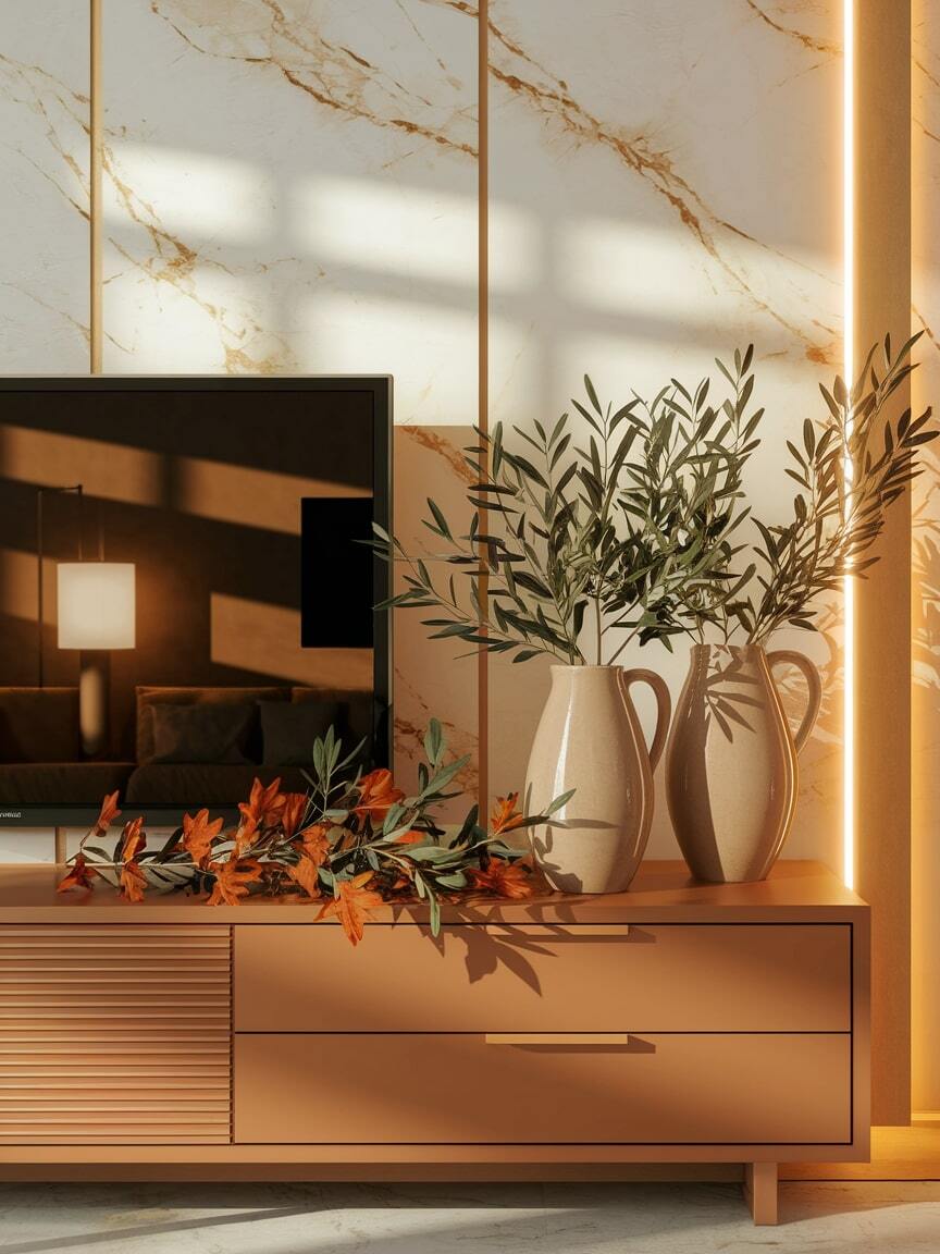fall tv decor 19