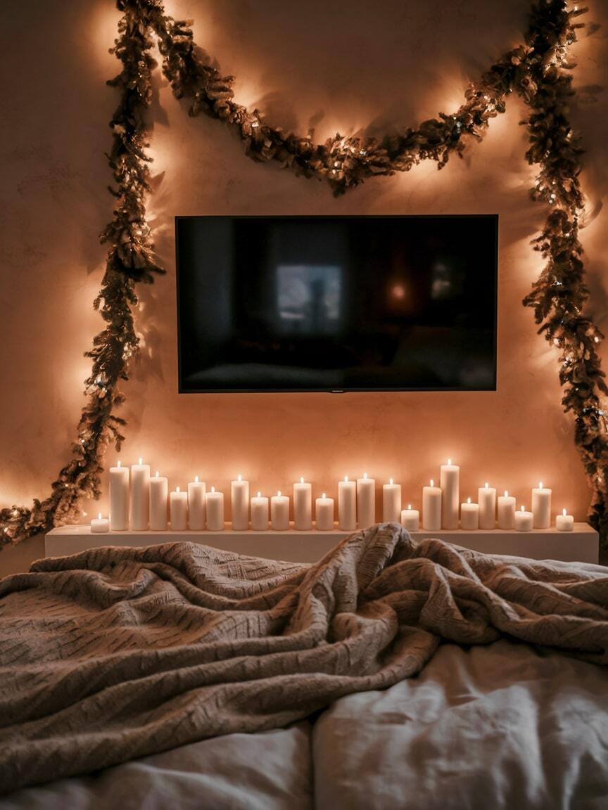 fall tv decor 22