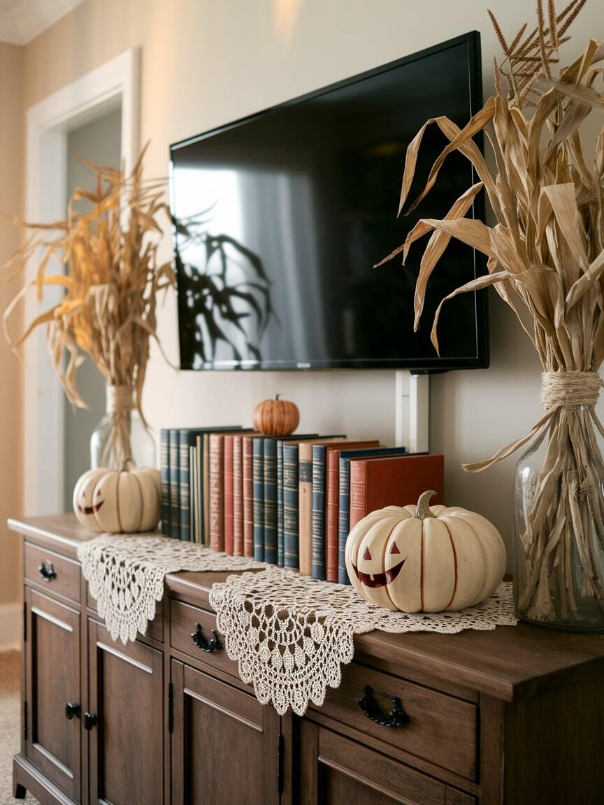 fall tv decor 28