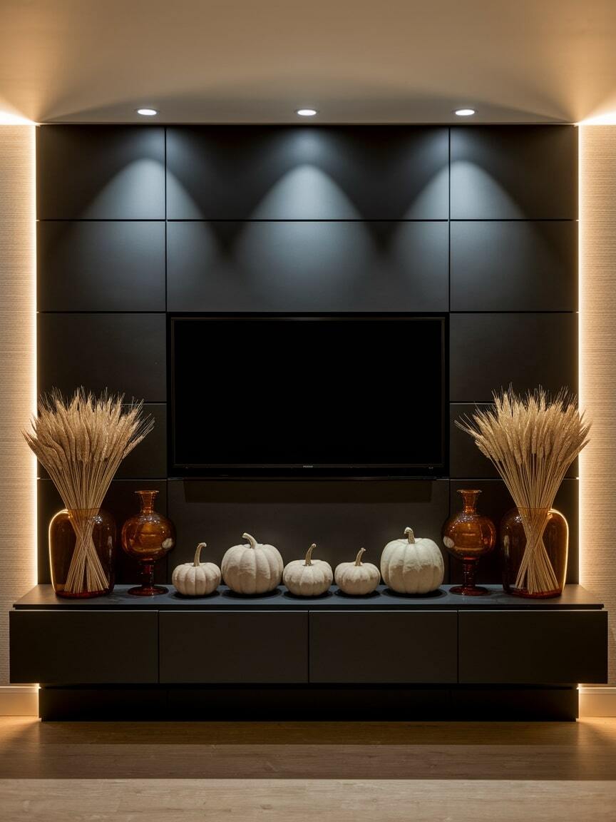 fall tv decor 4