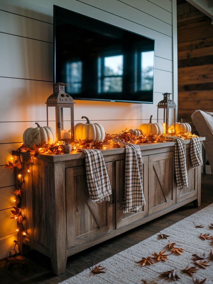 fall tv decor 6