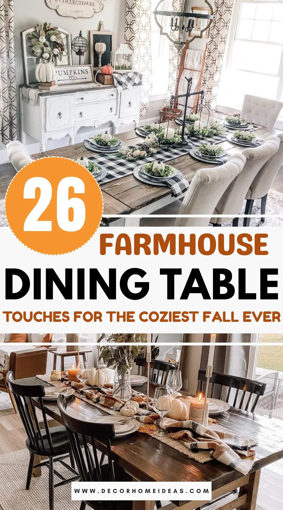 Bring the warmth of autumn to your home with these 26 cozy farmhouse dining table decor ideas. Whether you love rustic charm or vintage elegance, these creative setups will help you create a welcoming fall gathering space. Discover easy ways to dress your table for the season and impress every guest who walks through your door.