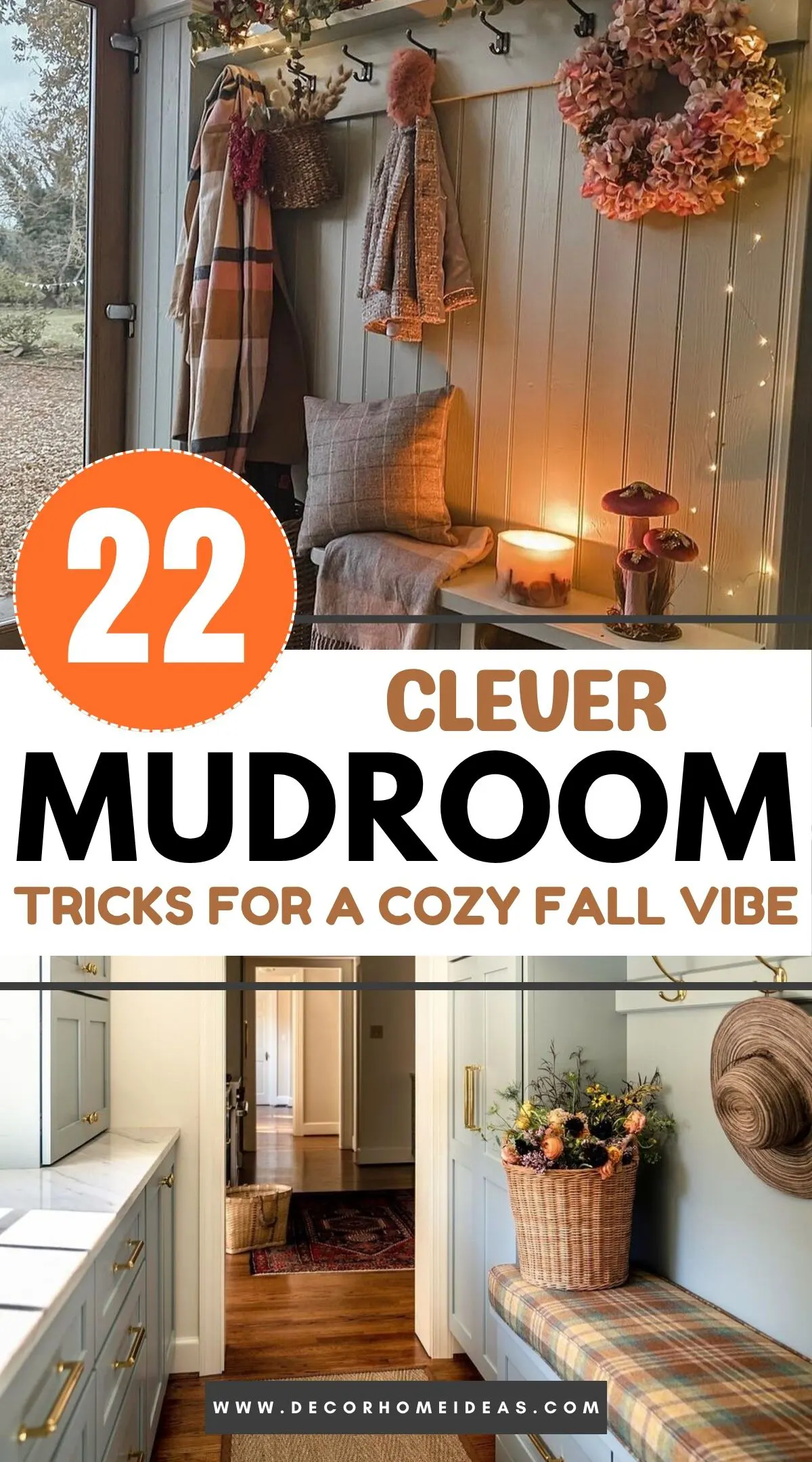 Make your entryway both stylish and practical this fall with these 22 mudroom ideas that combine cozy vibes with smart storage. From built-in benches to fall-toned accents, these tricks will make your space more inviting and functional. Discover the ultimate way to create a welcoming drop zone that you’ll love all season long.