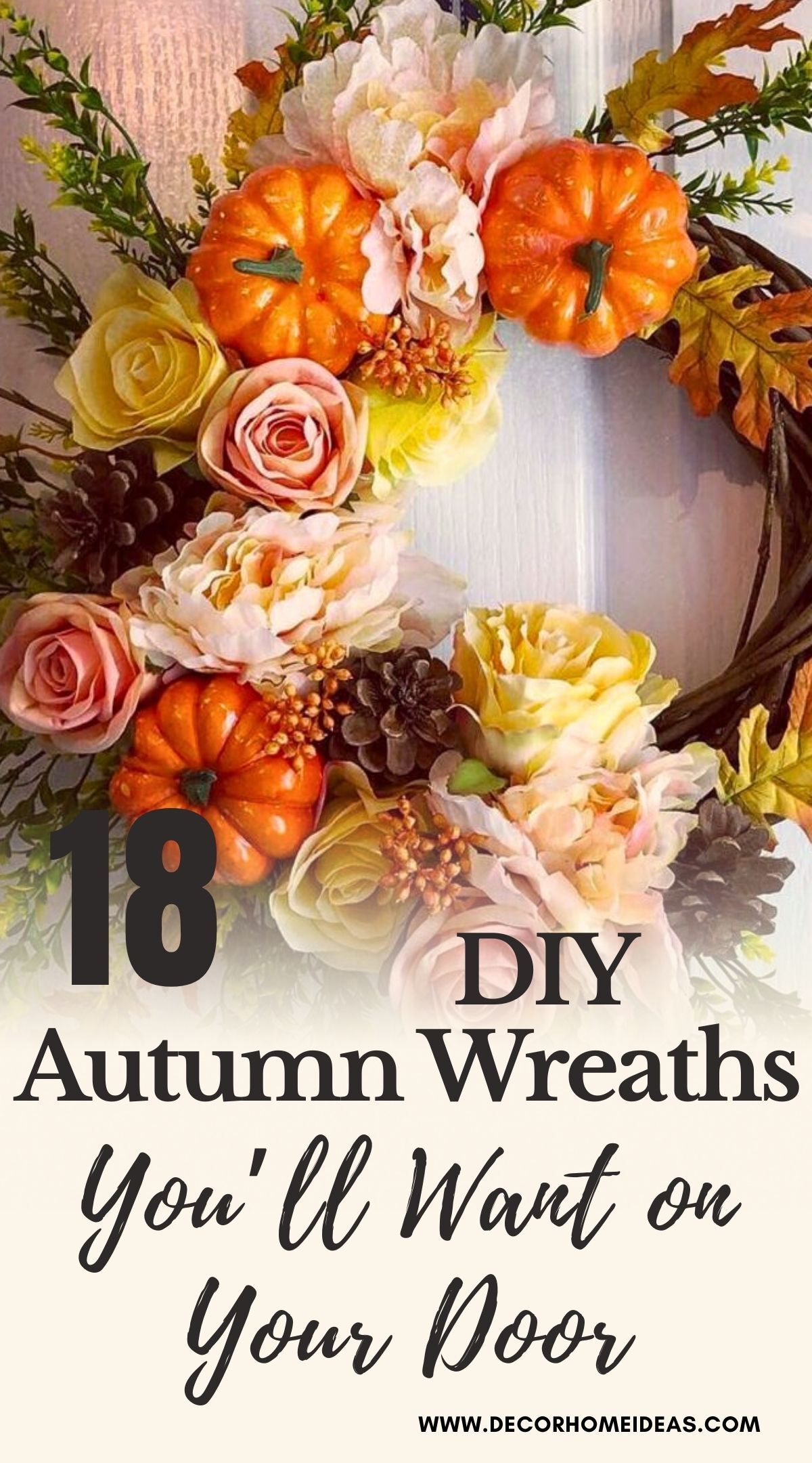 diy autumn wreath ideas 2