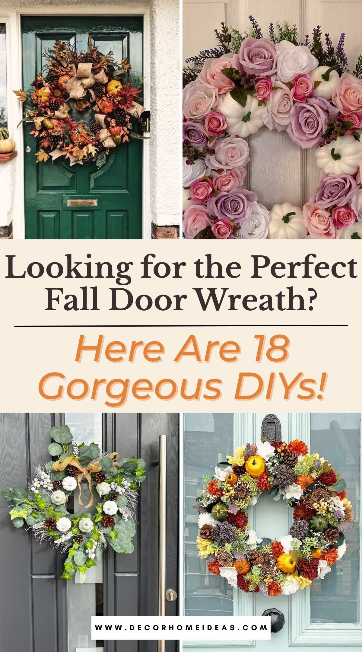 diy autumn wreath ideas 3