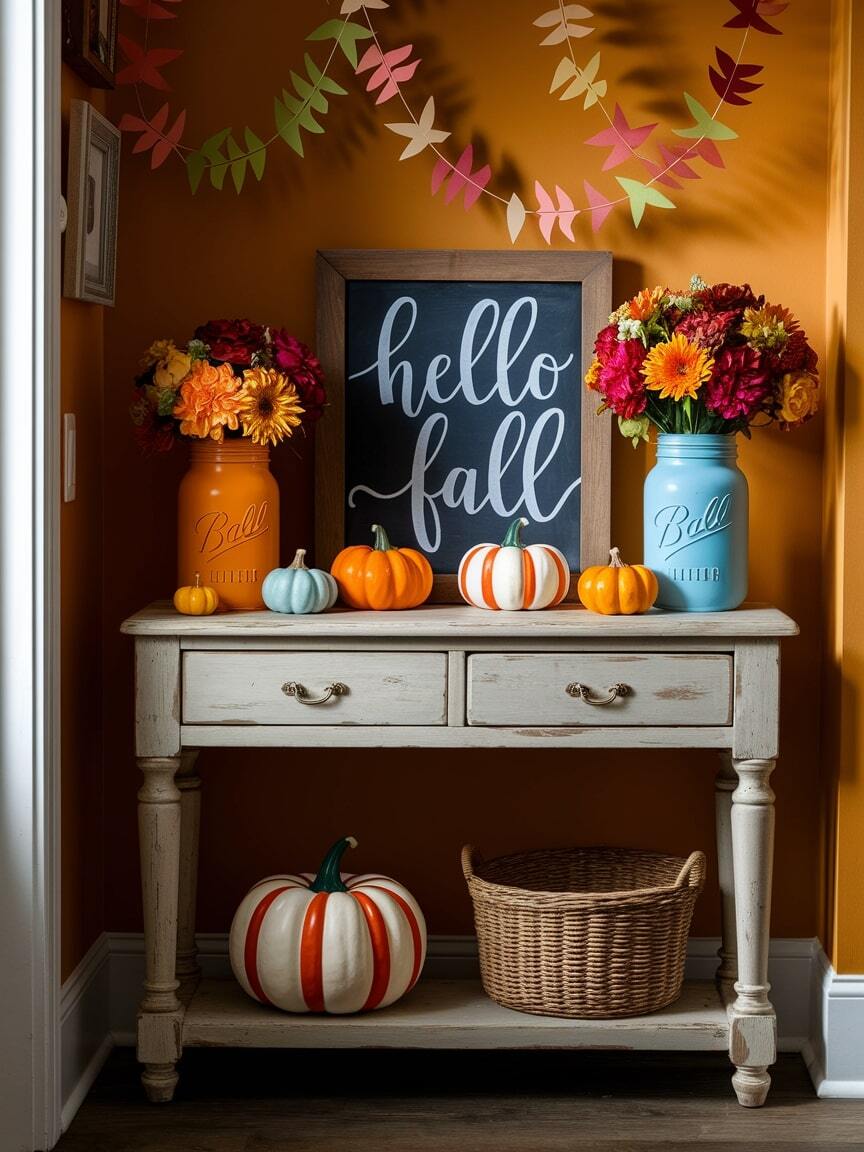 fall entryway decor 15
