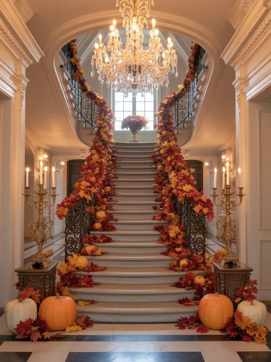 fall entryway decor 25