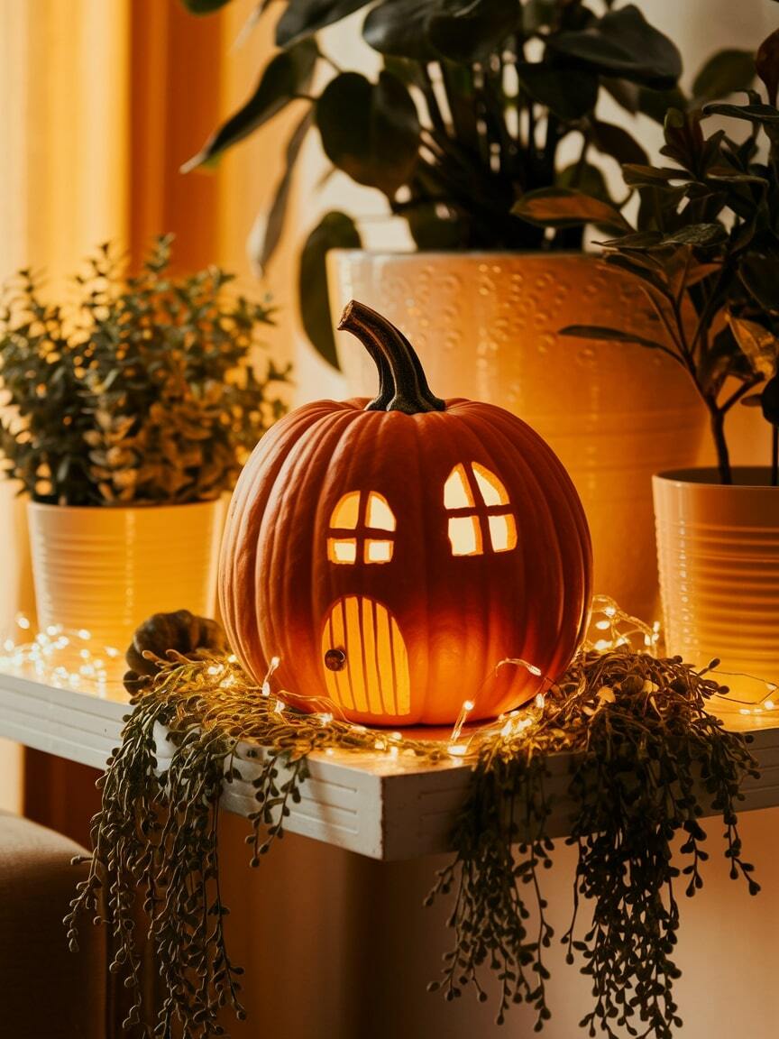pumpkin carving ideas cute 12