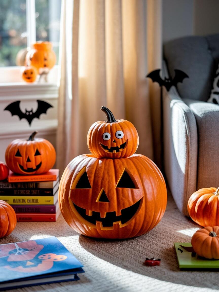 pumpkin carving ideas cute 17