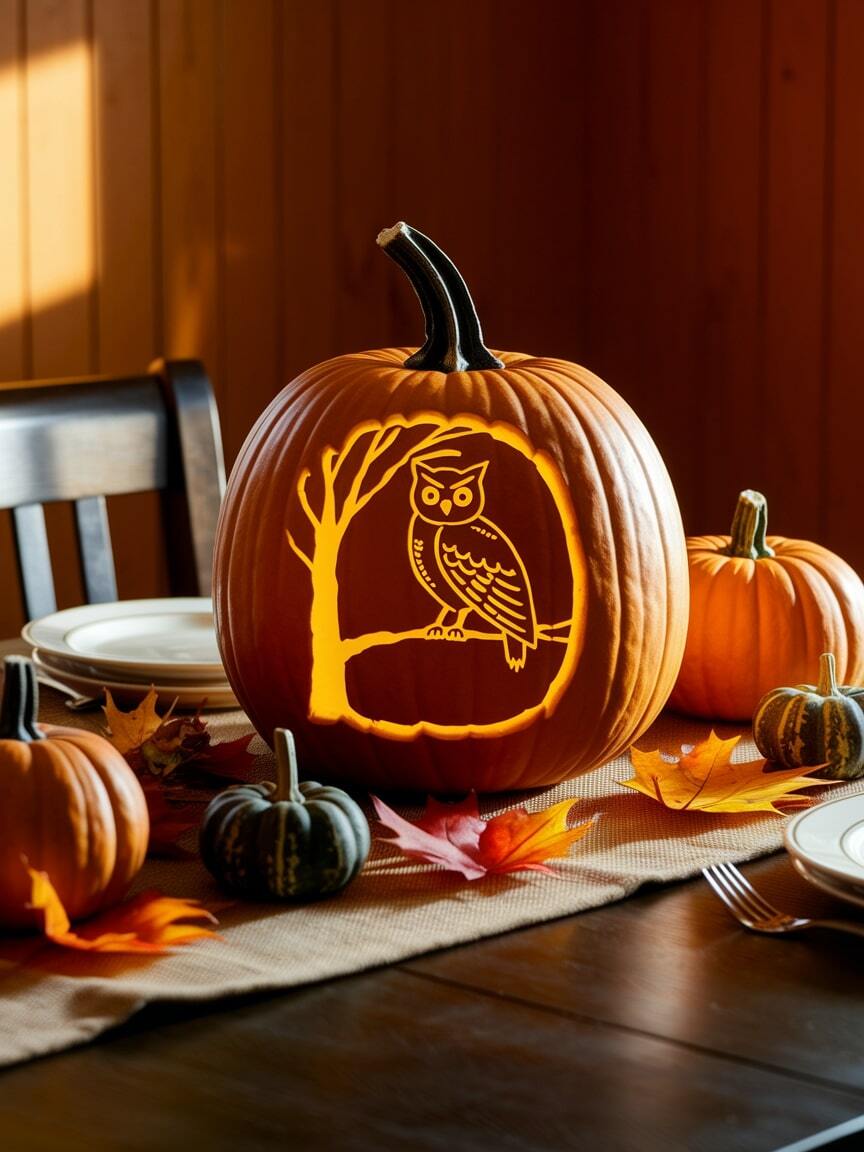 pumpkin carving ideas cute 19