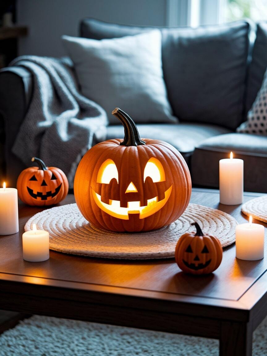 pumpkin carving ideas cute 22