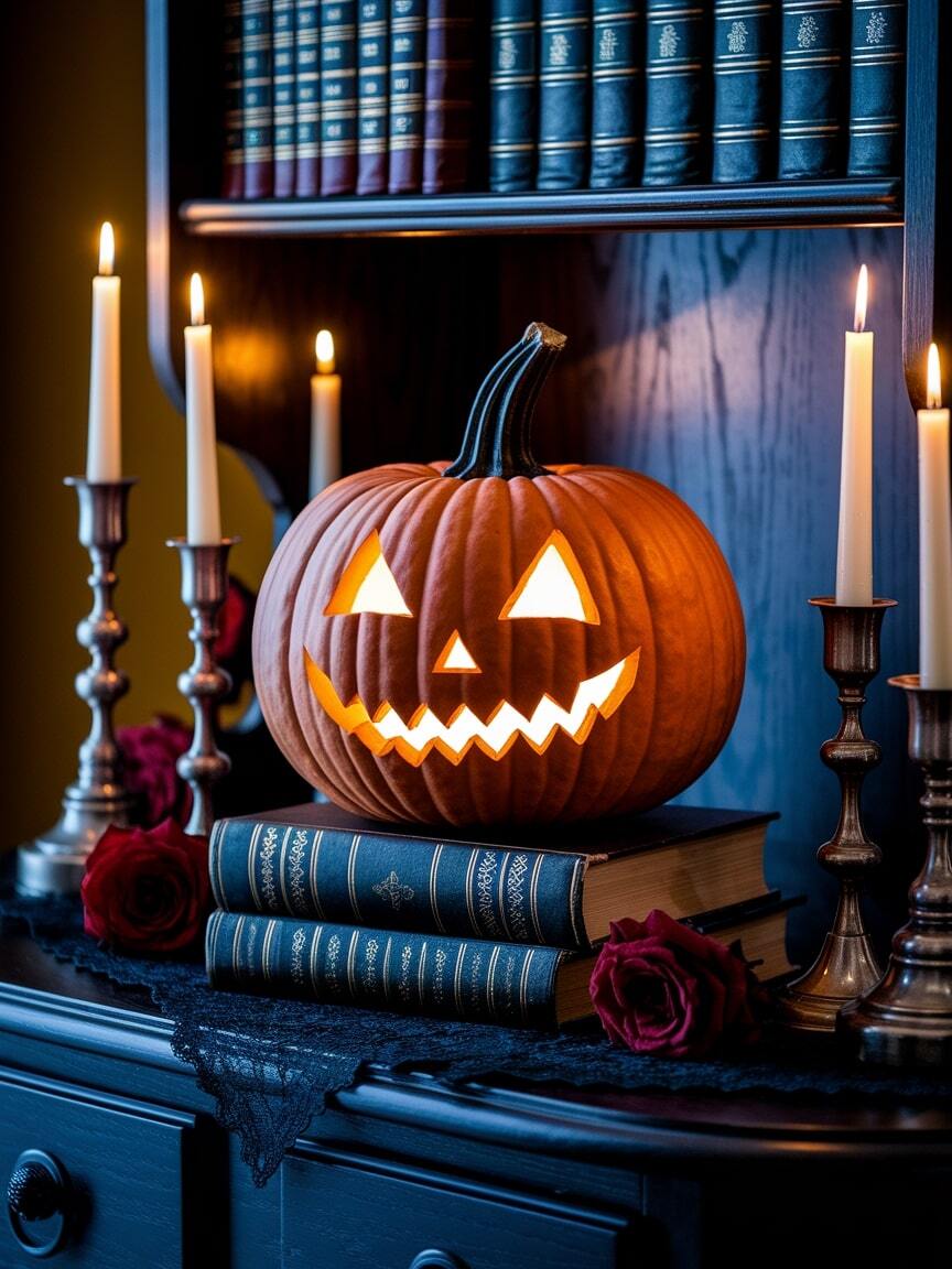 pumpkin carving ideas cute 26
