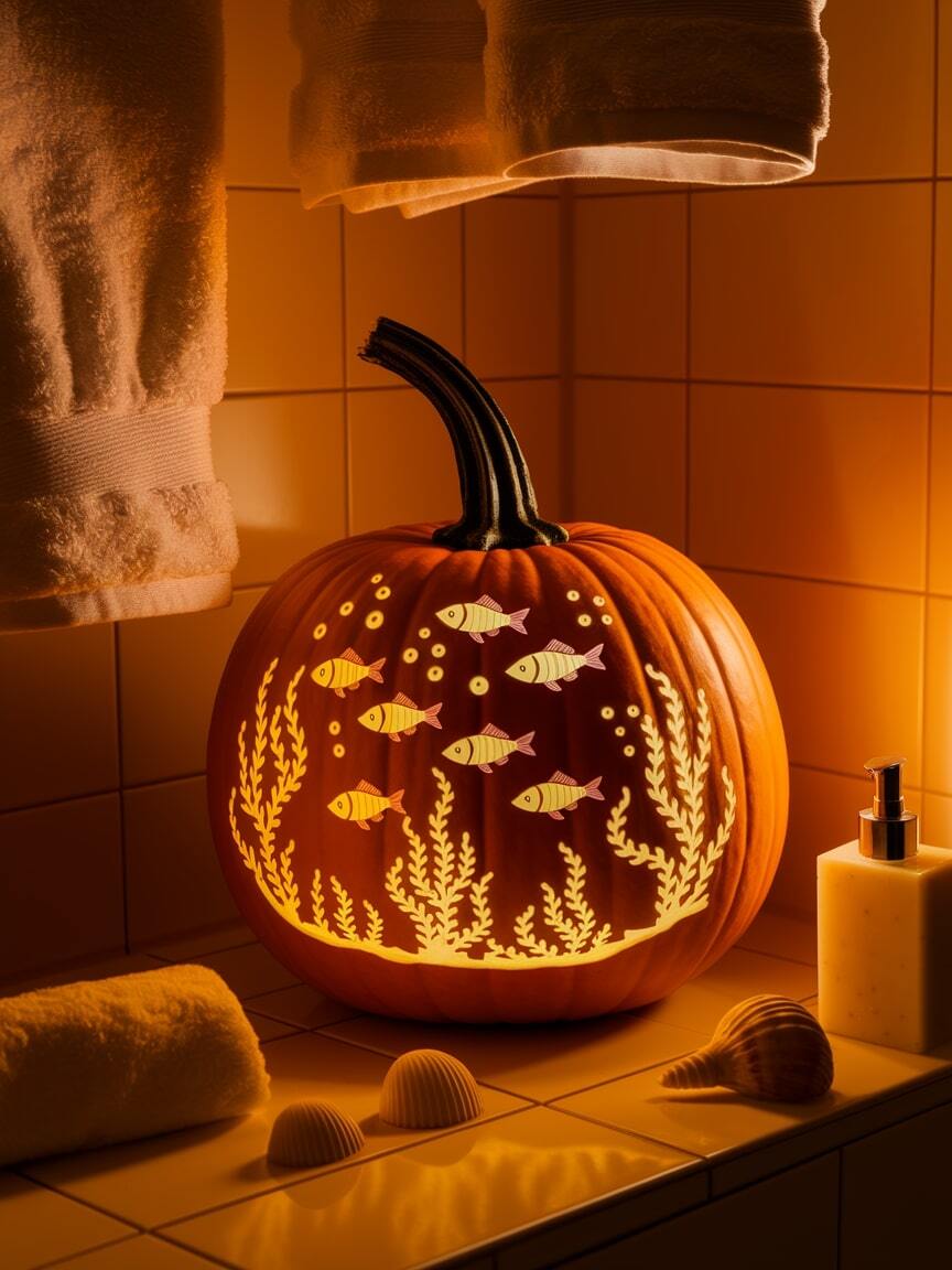 pumpkin carving ideas cute 6