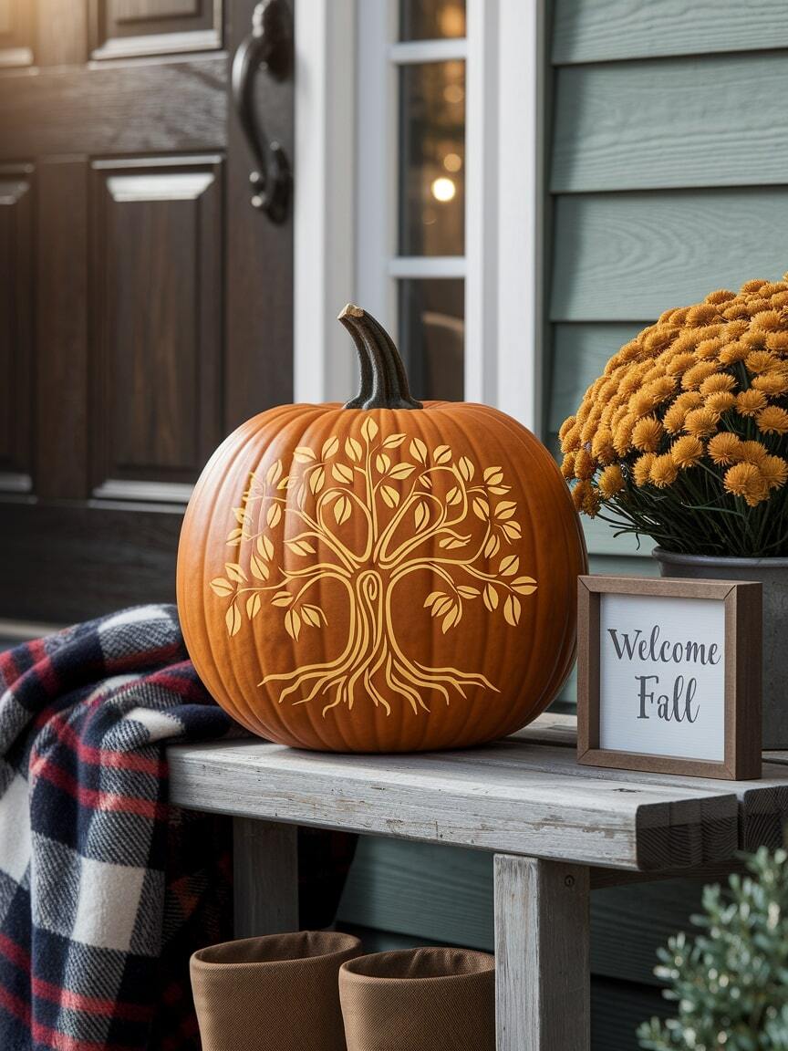 pumpkin carving ideas cute 8
