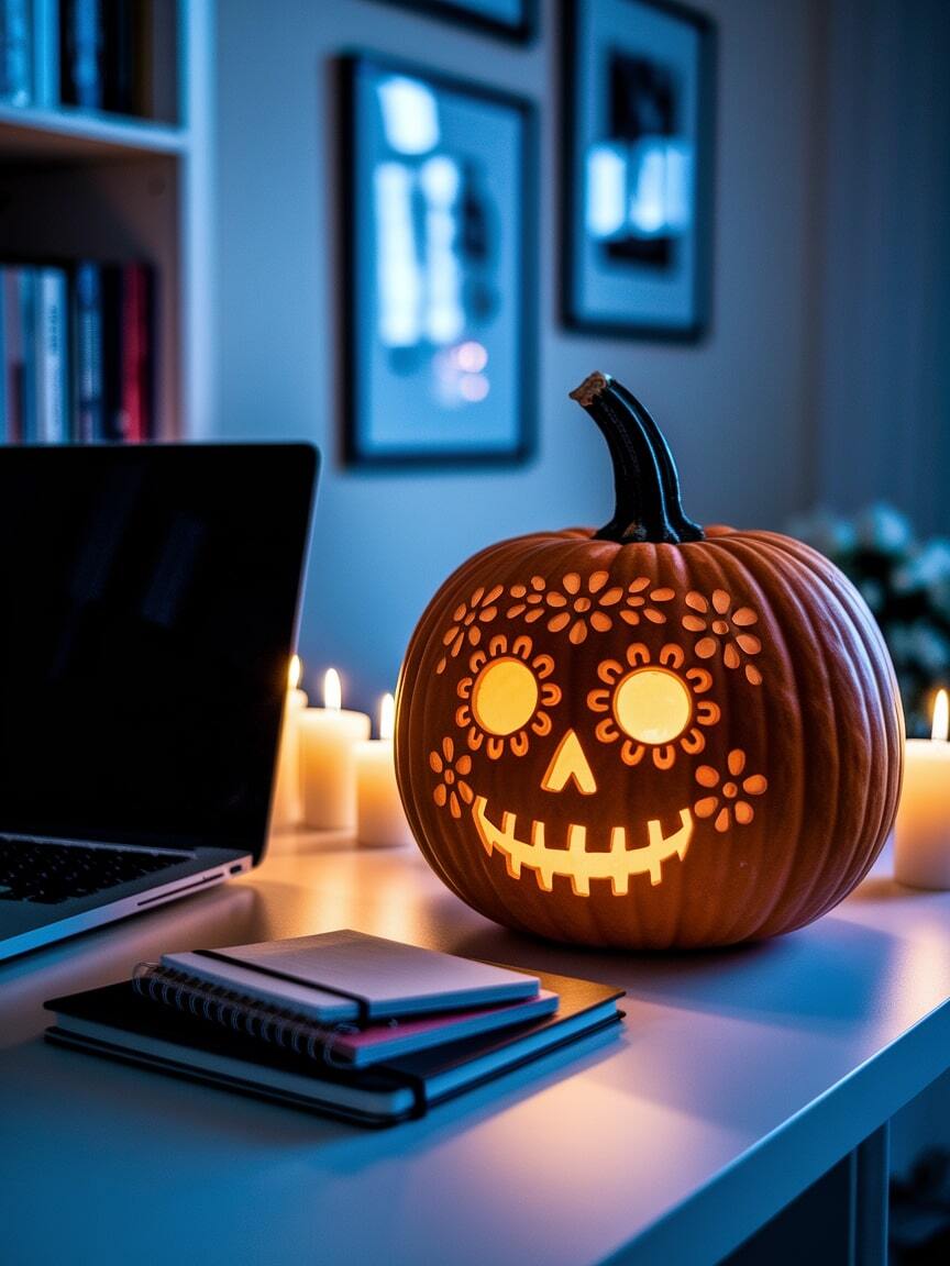 pumpkin carving ideas cute 9