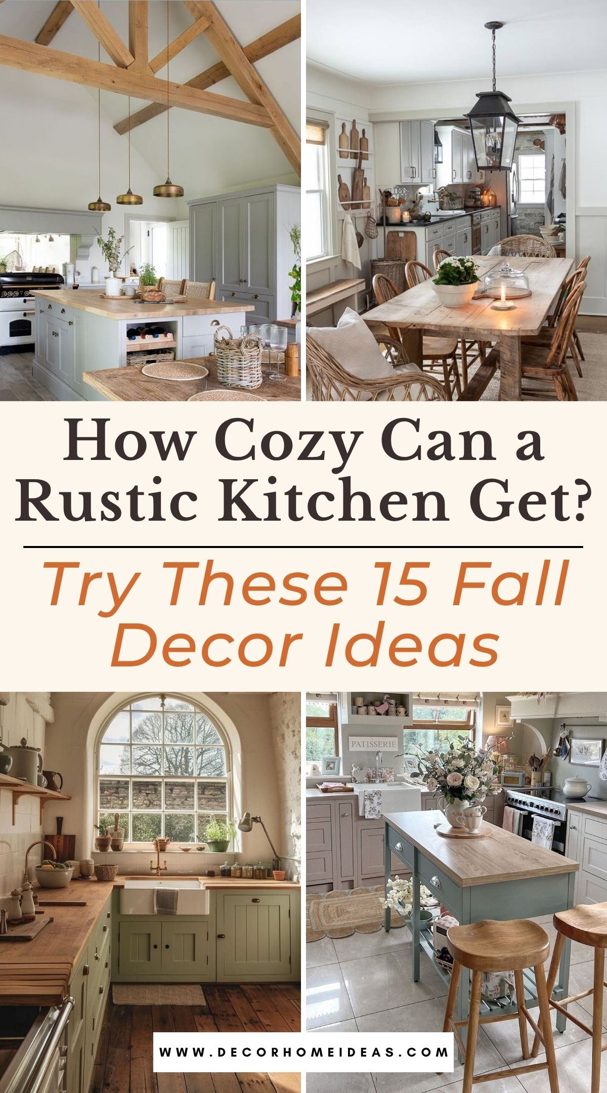rustic kitchen ideas fall season 3