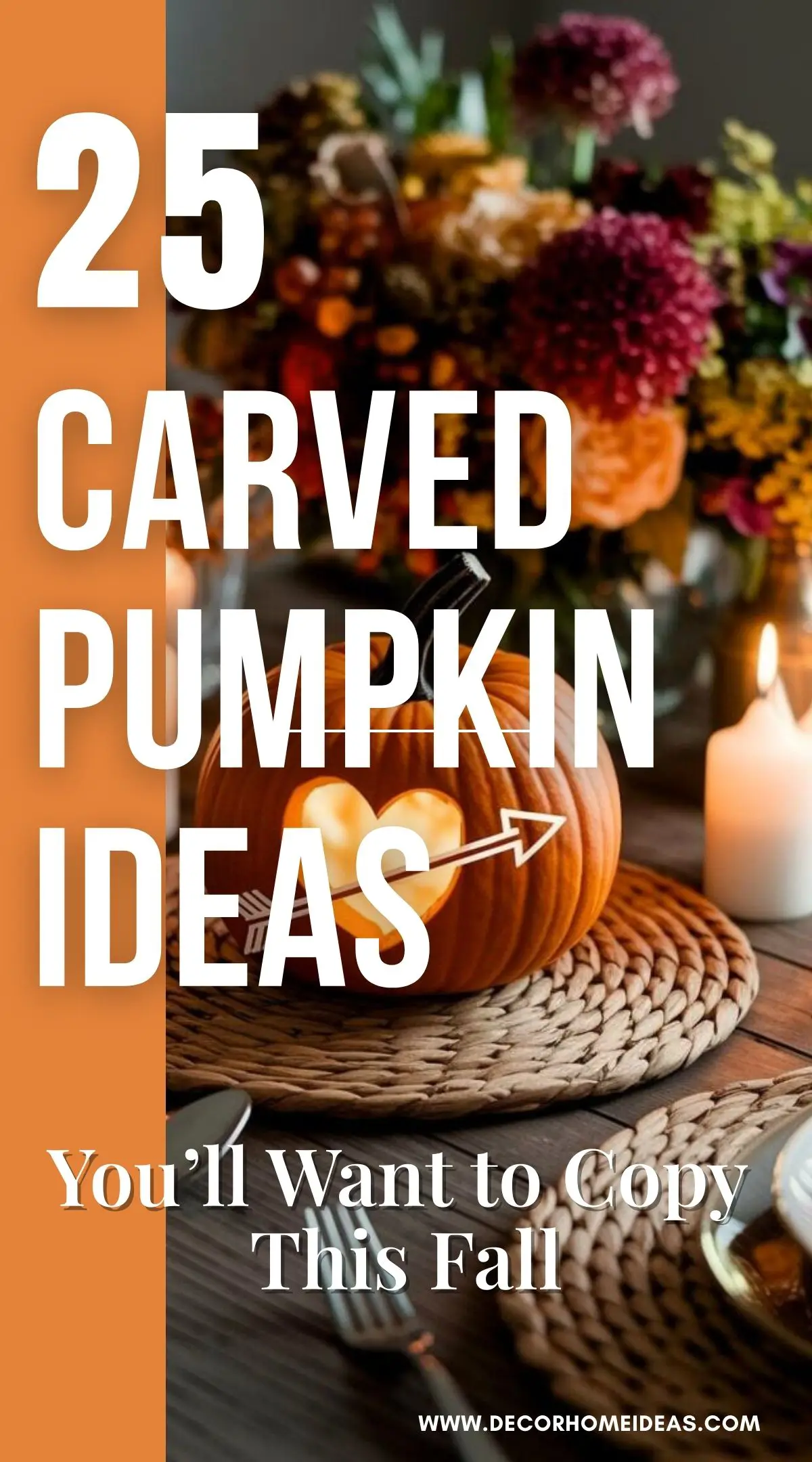 Bring your autumn décor to life with these eye-catching carved pumpkin designs. From spooky to whimsical, find the perfect idea to try this fall.