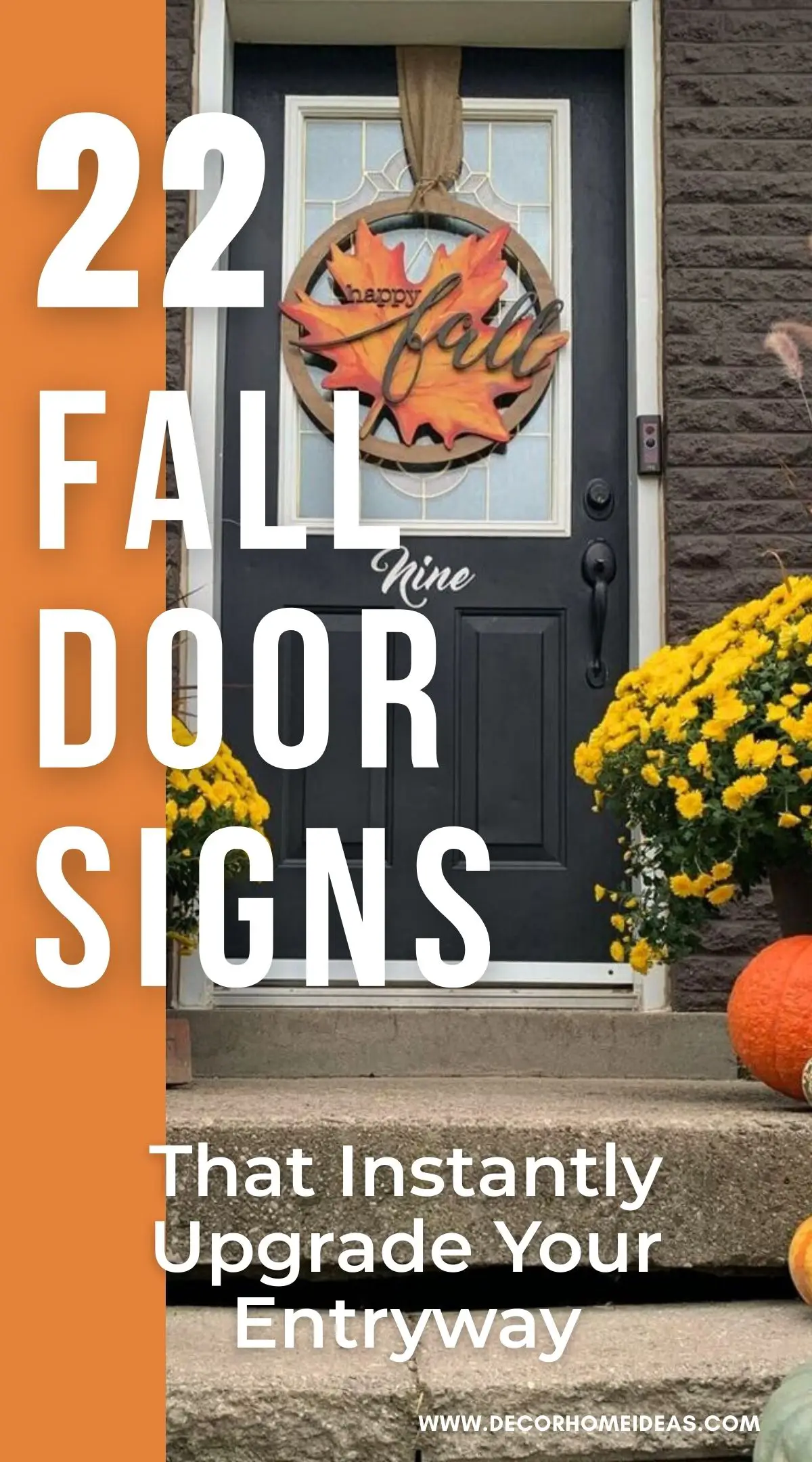 Welcome autumn in style! Discover 22 festive fall door signs that bring warmth and seasonal charm to your front porch. Easy ideas that make a big impact!