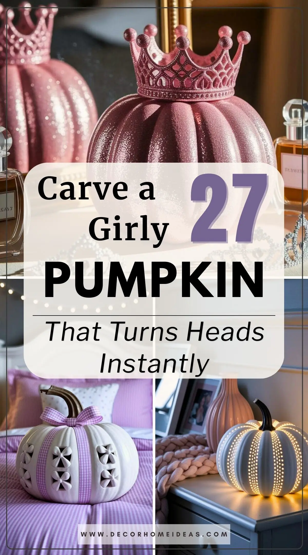 Don’t miss these 27 girly pumpkin carving designs! Whether you love sweet, chic, or extra-cute details, these ideas are sure to inspire your next fall project.