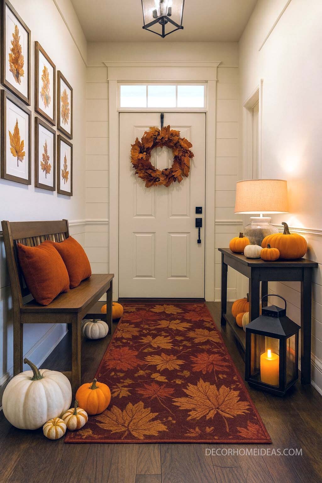 Warm & Cozy Fall Entryway Decor Ideas