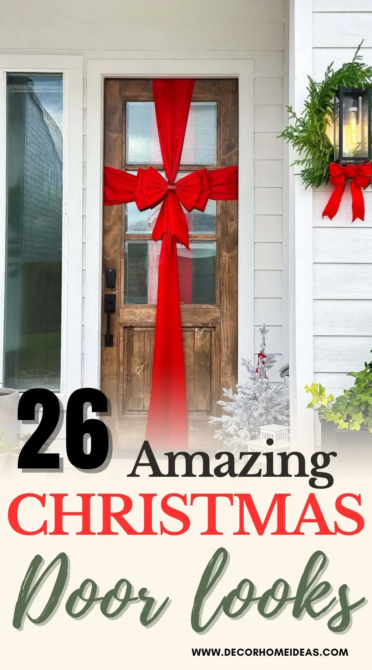 Looking to spread holiday cheer before guests even step inside? These 26 easy Christmas door decorations offer creative, budget-friendly ideas to make your front door merry and bright. Discover wreaths, garlands, and clever DIYs that anyone can pull off!