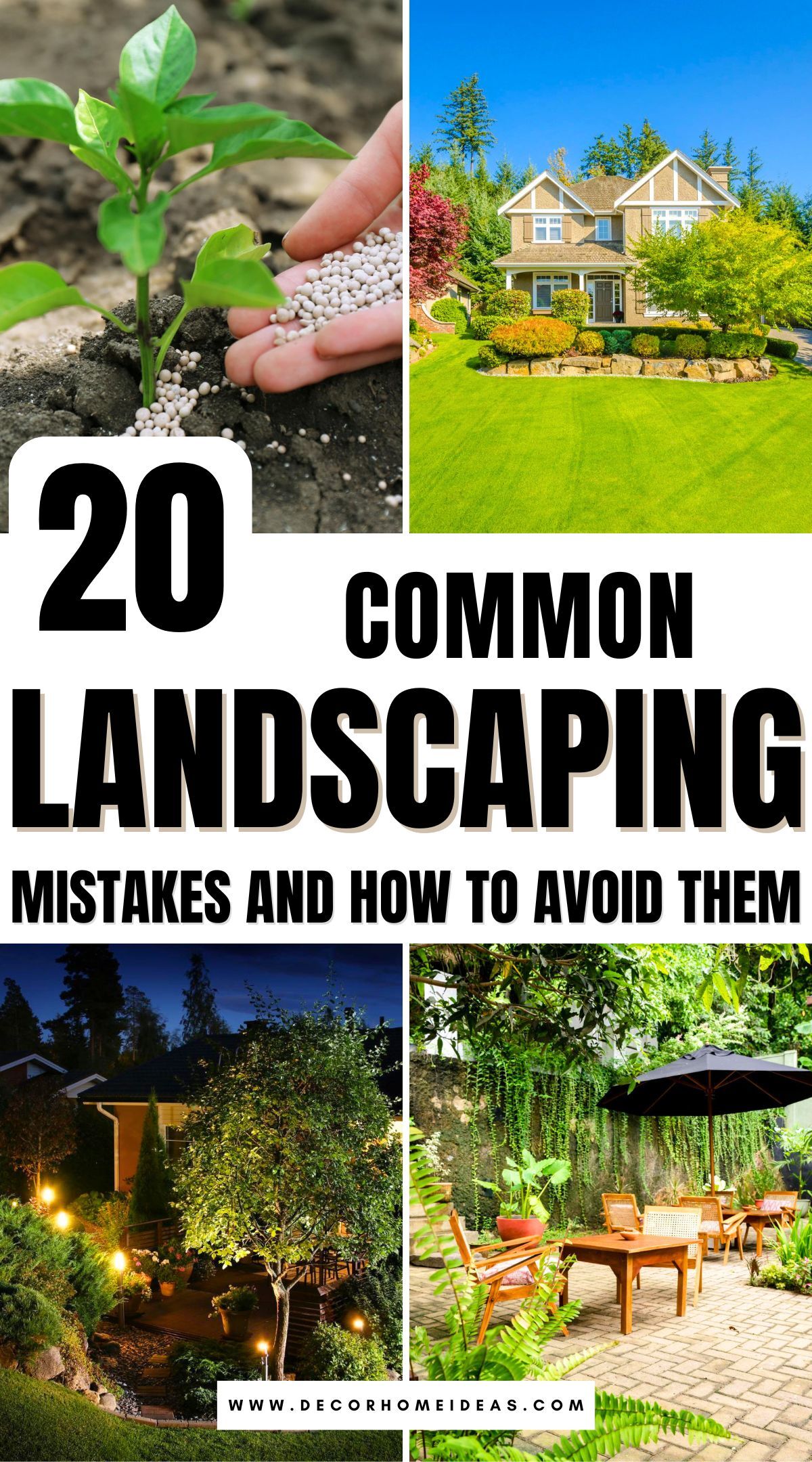 20 Common Landscaping Mistakes and How to Avoid Them